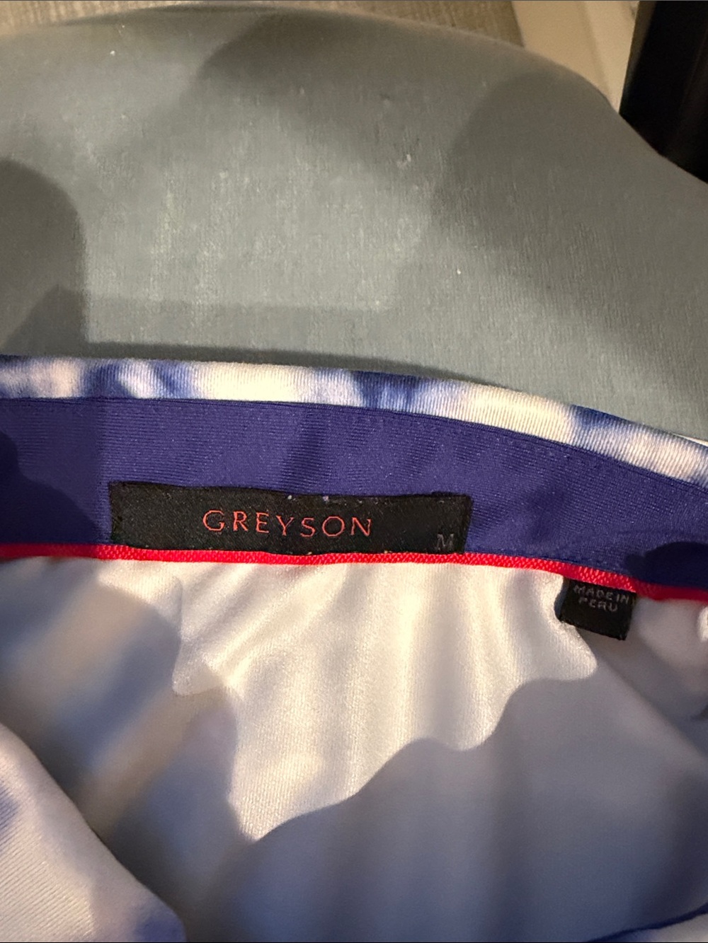 Greyson Shirt with tie dye like effect